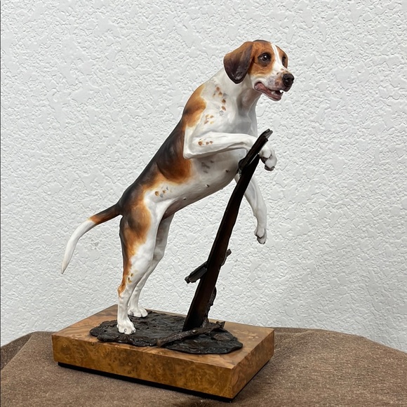 Albany Fine China Co Other - Albany Fine China Co Foxhound Neil Campbell Metal Sculpture Painted Figurine